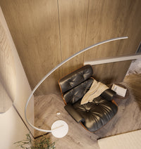 Lampa stojąca LED | Nowoczesna lampa łukowa