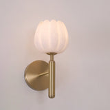 Kinkiet Ścienny w Kwiatowym Stylu | Nowoczesna Lampa Ścienna do Sypialni i Salonu