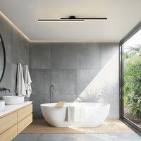 Nowoczesna Lampa Sufitowa LED w Podłużnym Stylu | Minimalistyczny Plafon do Salonu