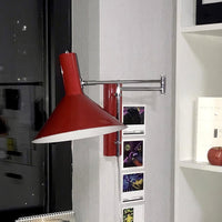 Regulowany Metalowy Kinkiet | Nowoczesna Lampa Ścienna do Sypialni i Salonu