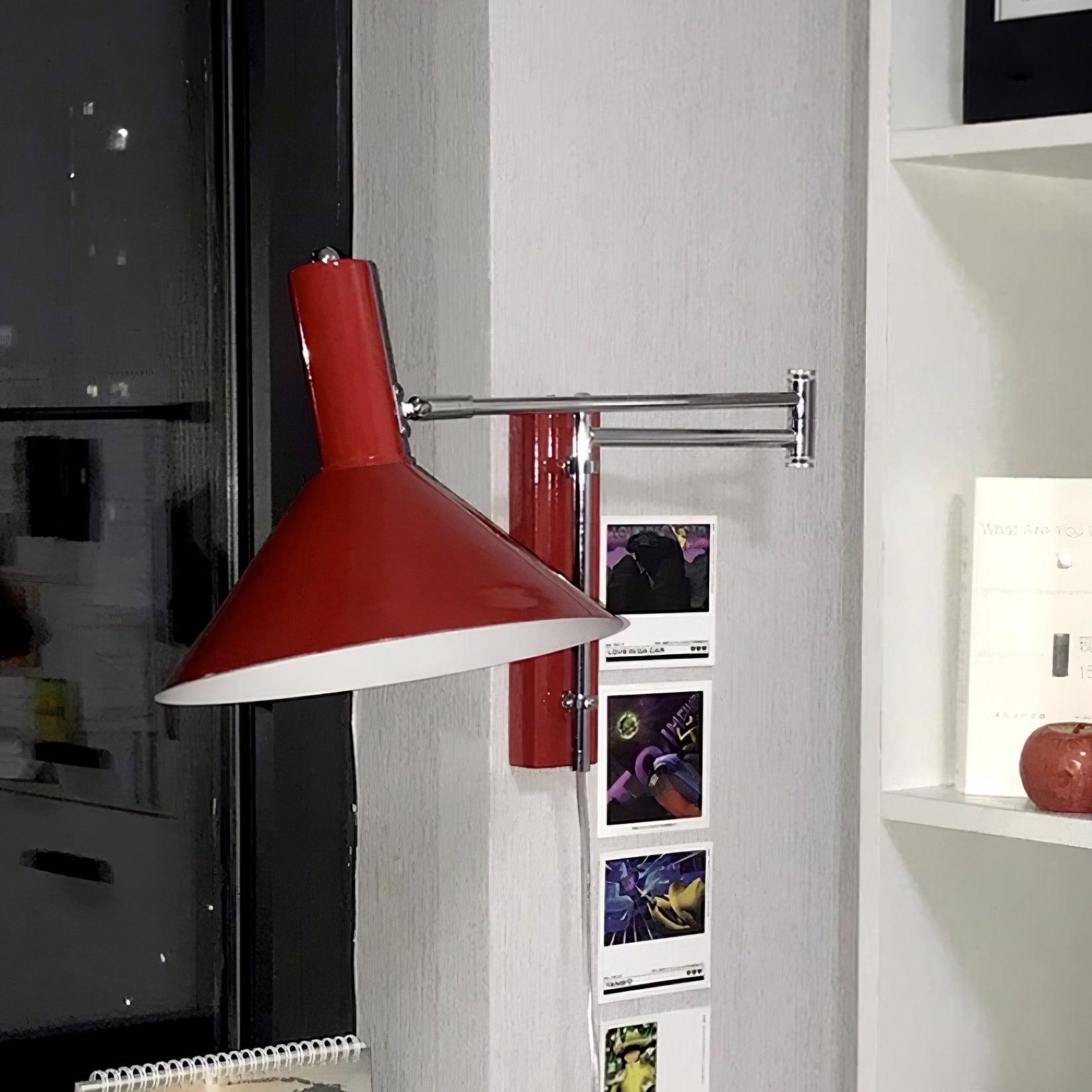 Regulowany Metalowy Kinkiet | Nowoczesna Lampa Ścienna do Sypialni i Salonu