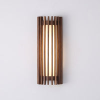 Kinkiet Ścienny LED Drewniany w Stylu Nowoczesnym | Designerska Lampa do Salonu