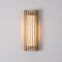 Kinkiet Ścienny LED Drewniany w Stylu Nowoczesnym | Designerska Lampa do Salonu
