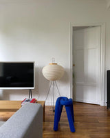 Lampa podłogowa w stylu japońskim | Nowoczesna lampa stojąca z papierowym abażurem