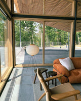 Lampa podłogowa w stylu japońskim | Nowoczesna lampa stojąca z papierowym abażurem