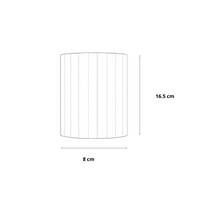 Żebrowany Kinkiet Ścienny | Nowoczesna Lampa Ścienna do Sypialni i Salonu