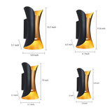 Kinkiet Zewnętrzny LED z Efektem Góra-Dół | Nowoczesna Lampa Elewacyjna IP54