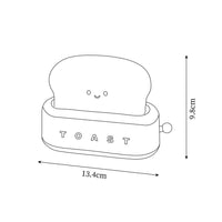 Lampka Nocna w Kształcie Tostera | Ładowalna Lampa Stołowa