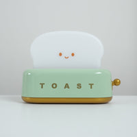 Lampka Nocna w Kształcie Tostera | Ładowalna Lampa Stołowa