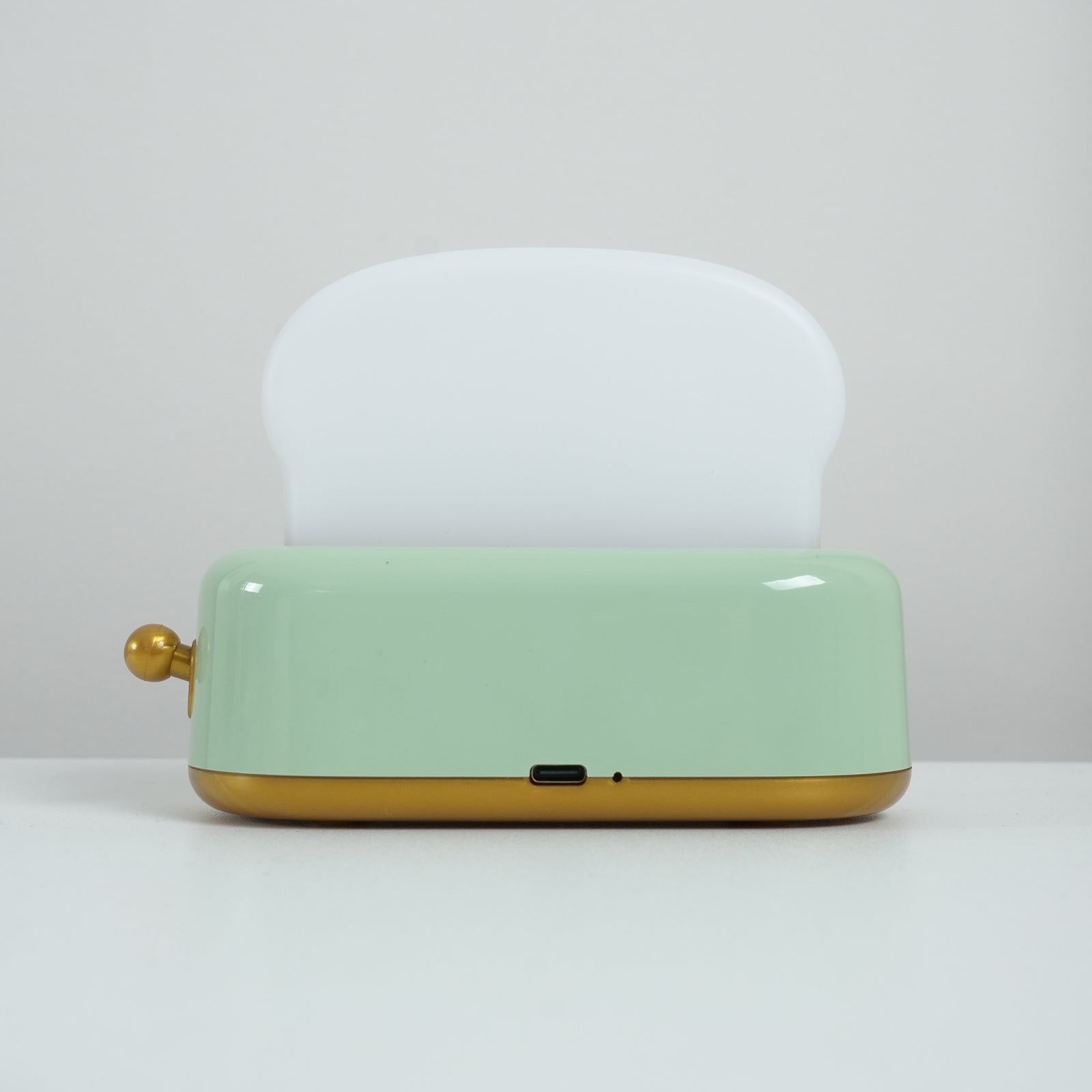 Lampka Nocna w Kształcie Tostera | Ładowalna Lampa Stołowa