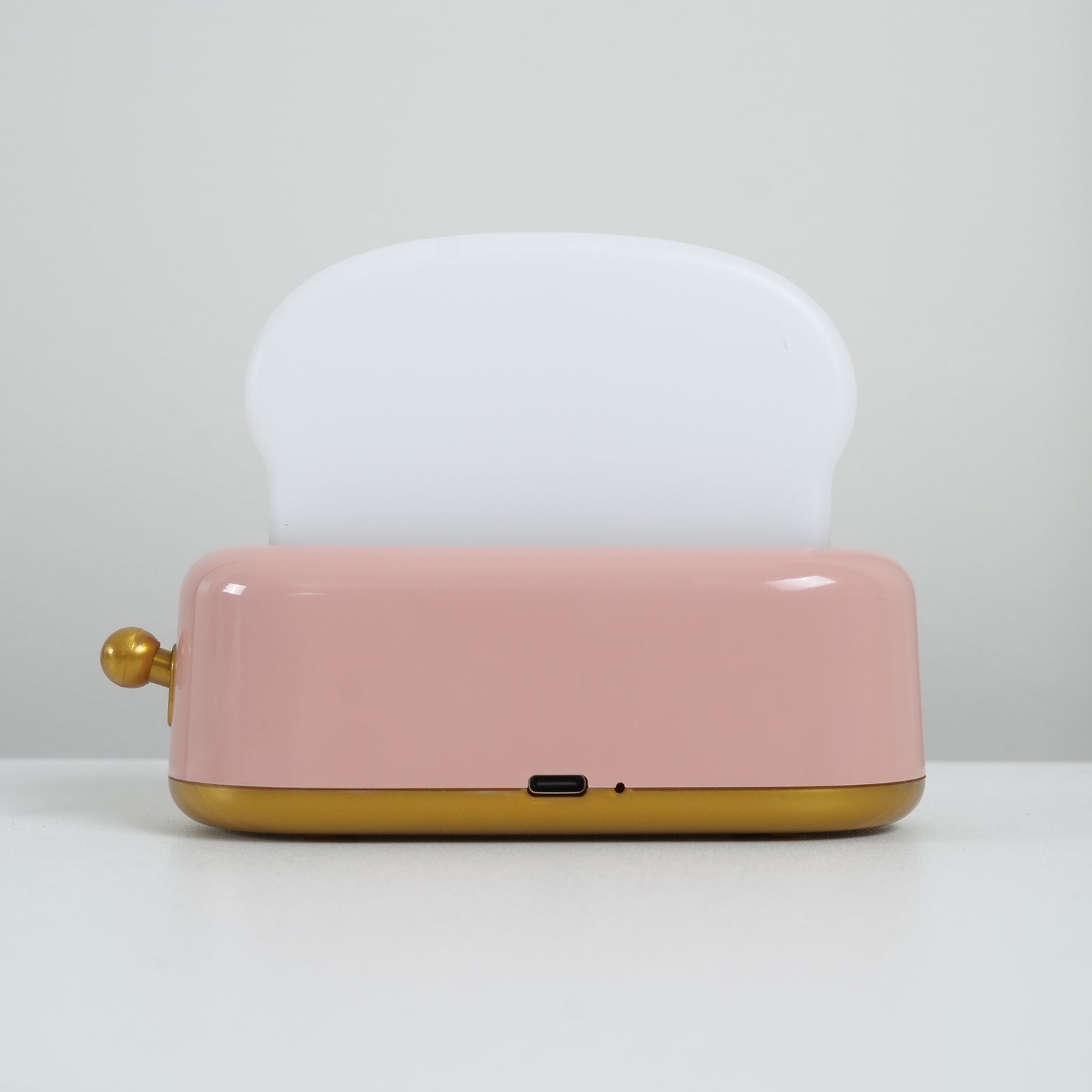 Lampka Nocna w Kształcie Tostera | Ładowalna Lampa Stołowa