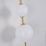 Nowoczesny Kinkiet z Kulistymi Kloszami | Designerska Lampa Ścienna LED do Sypialni