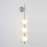 Nowoczesny Kinkiet z Kulistymi Kloszami | Designerska Lampa Ścienna LED do Sypialni