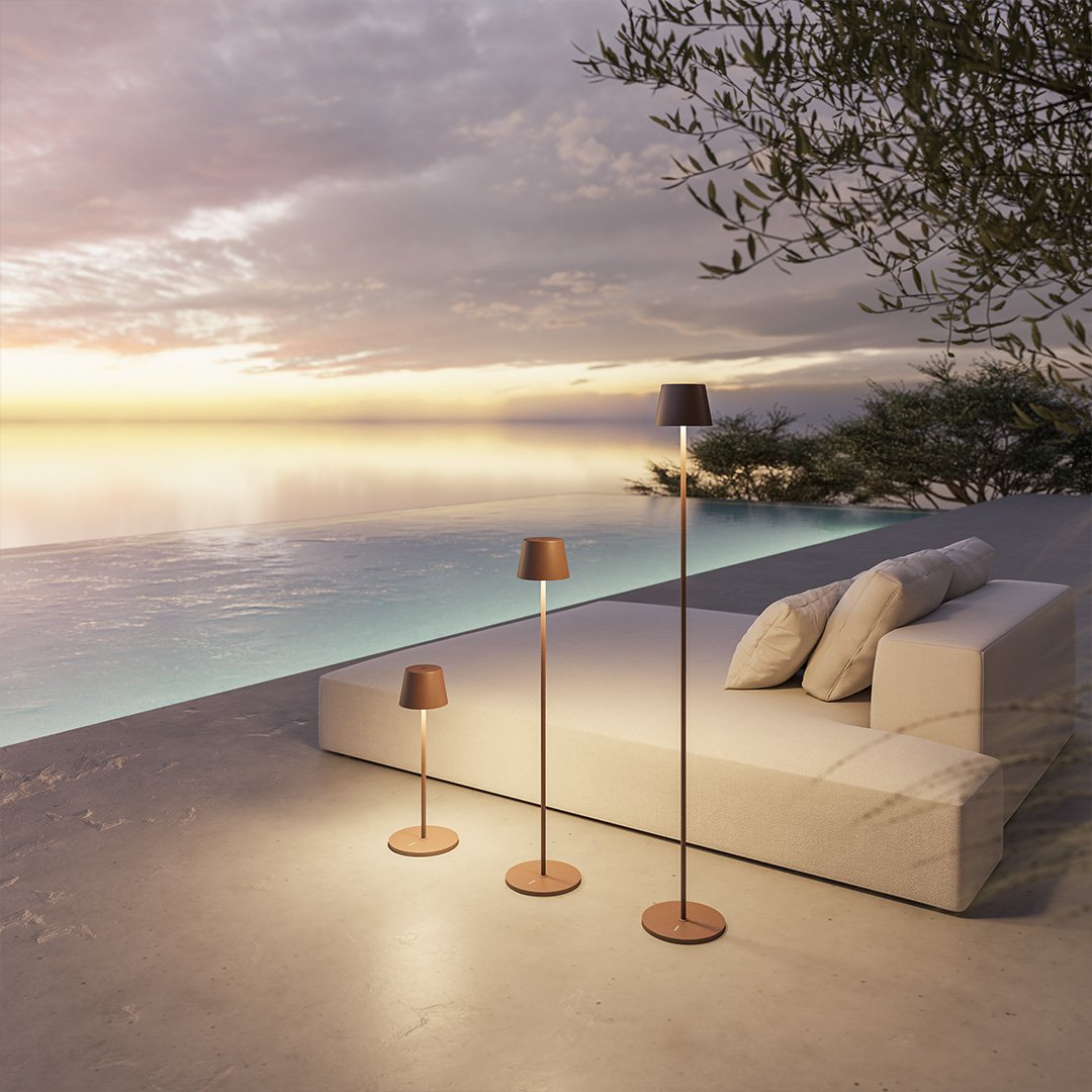 Lampa Stojąca LED Bezprzewodowa z Akumulatorem | Nowoczesna Lampa Podłogowa