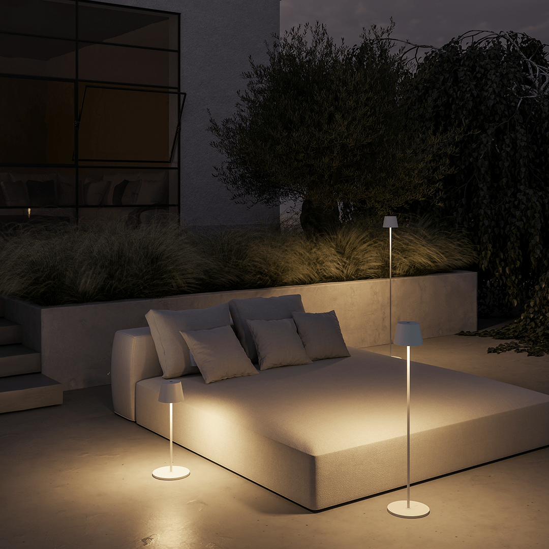 Lampa Stojąca LED Bezprzewodowa z Akumulatorem | Nowoczesna Lampa Podłogowa