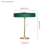 Lampa Stołowa LED w Stylu Vintage z Łańcuszkiem | Elegancka Lampka do Sypialni