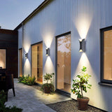 Kinkiet Zewnętrzny LED z Efektem Góra-Dół | Nowoczesna Lampa Elewacyjna IP54