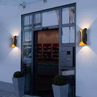 Kinkiet Zewnętrzny LED z Efektem Góra-Dół | Nowoczesna Lampa Elewacyjna IP54