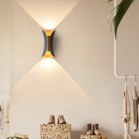 Kinkiet Zewnętrzny LED z Efektem Góra-Dół | Nowoczesna Lampa Elewacyjna IP54