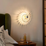 Kinkiet LED w unikalnym stylu Nautilus | Dekoracyjna lampa ścienna do salonu i sypialni