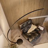 Lampa Stojąca LED w Formie Łuku do Salonu | Nowoczesna Lampa Podłogowa