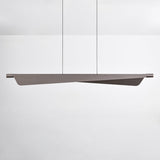 Lampa Wisząca Szara Szczotkowana | Nowoczesna Lampa LED 3-Stopniowo Ściemniana