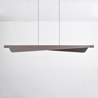 Lampa Wisząca Szara Szczotkowana | Nowoczesna Lampa LED 3-Stopniowo Ściemniana