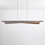 Lampa Wisząca Szara Szczotkowana | Nowoczesna Lampa LED 3-Stopniowo Ściemniana