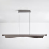 Lampa Wisząca Szara Szczotkowana | Nowoczesna Lampa LED 3-Stopniowo Ściemniana