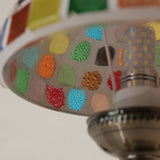 Lampa Stołowa w Stylu Tiffany | Kolorowe Witrażowe Światło