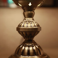 Lampa Stołowa w Stylu Tiffany | Kolorowe Witrażowe Światło