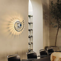 Kinkiet LED w unikalnym stylu Nautilus | Dekoracyjna lampa ścienna do salonu i sypialni