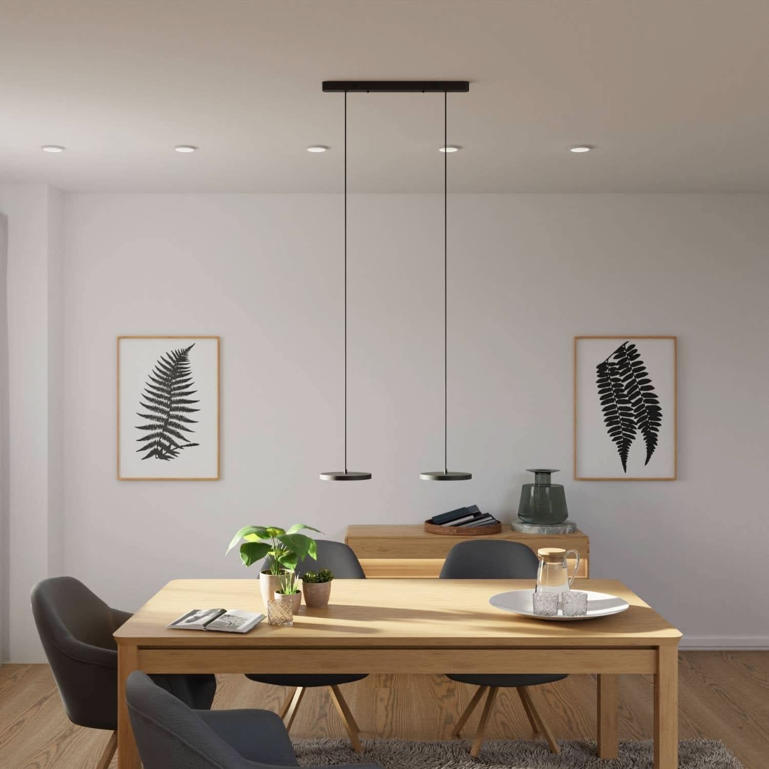 Designerska Lampa Wisząca LED Evanos | Nowoczesna Lampa Sufitowa nad Stół