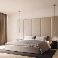 Nowoczesna Lampa Wisząca LED w Stylu Minimalistycznym | Elegancki Żyrandol do Sypialni