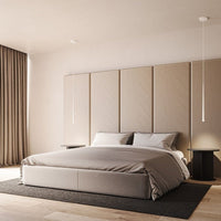 Nowoczesna Lampa Wisząca LED w Stylu Minimalistycznym | Elegancki Żyrandol do Sypialni