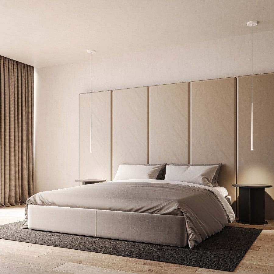 Nowoczesna Lampa Wisząca LED w Stylu Minimalistycznym | Elegancki Żyrandol do Sypialni