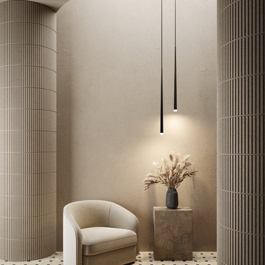 Nowoczesna Lampa Wisząca LED w Stylu Minimalistycznym | Elegancki Żyrandol do Sypialni