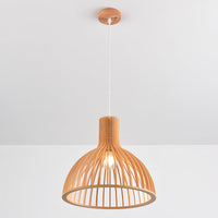 Lampa Wisząca Drewniana | Lampa Sufitowa w Stylu Rustykalnym