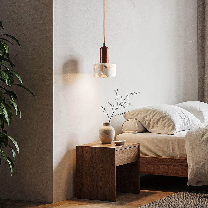 Lampa Sufitowa Terrazzo Nowoczesna | Regulowana Lampa Wisząca do Sypialni i Salonu