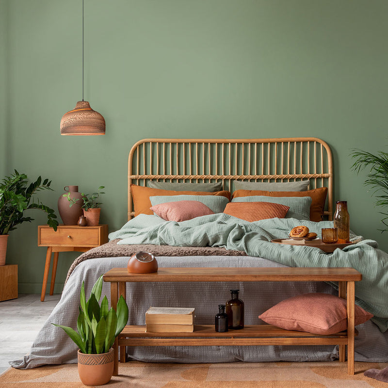 Lampa Wisząca z Kartonu | Nowoczesna Lampa Sufitowa w Stylu Naturalnym