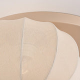 Lampa Sufitowa Japandi Beżowa | Nowoczesna Lampa z Trzema Kloszami