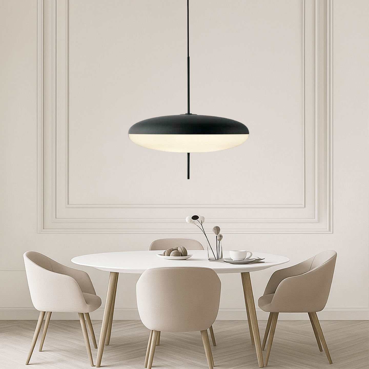 Lampa Sufitowa Wisząca w Stylu Bauhaus do Jadalni | Nowoczesne Oświetlenie LED
