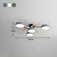 Nowoczesna Lampa Sufitowa LED w Stylu Półplafonu | Designerski Żyrandol do Salonu