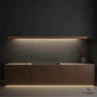 Drewniana Lampa Wisząca LED | Nowoczesna Lampa Sufitowa do Jadalni i Kuchni