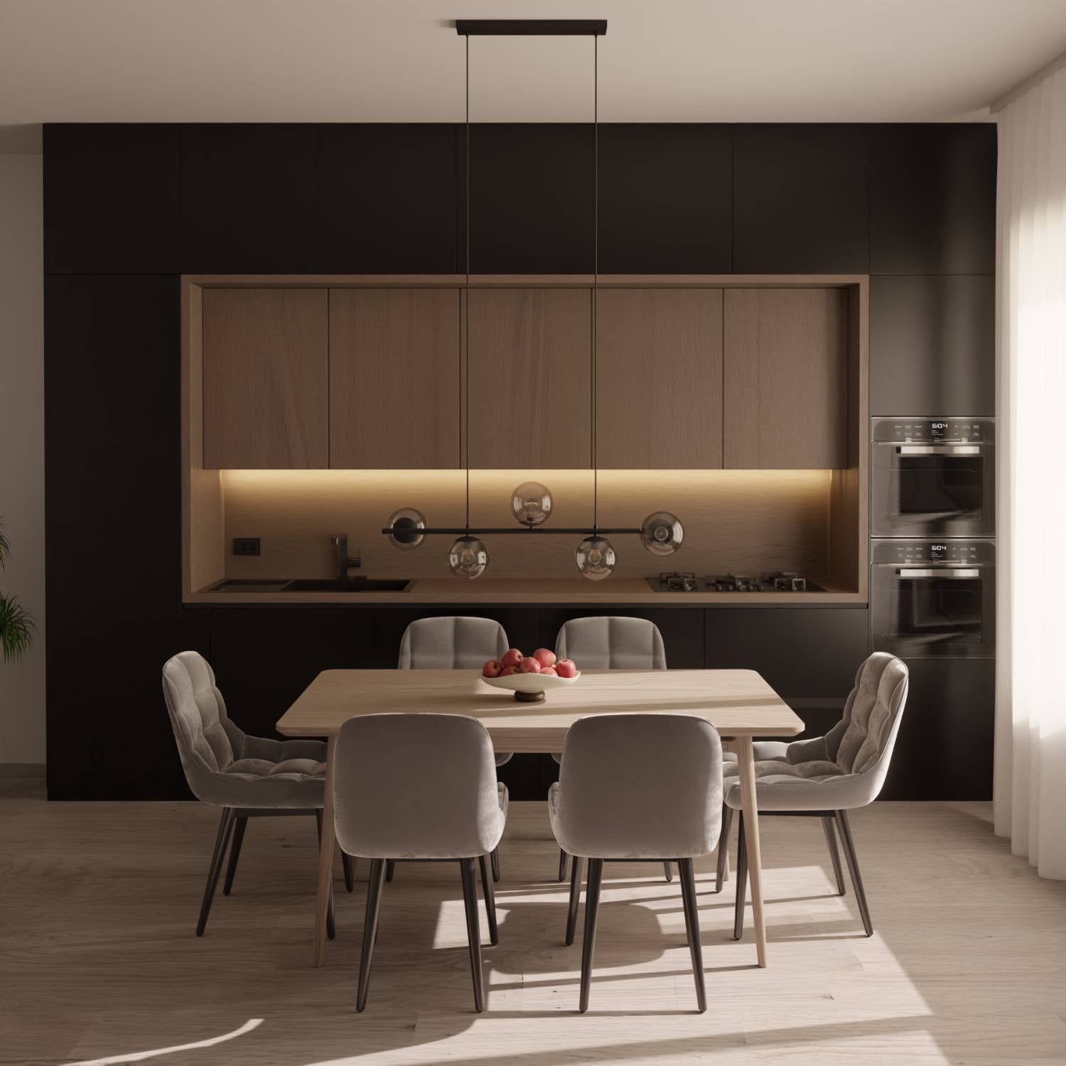 Designerska Lampa Wisząca Livana LED | Nowoczesna Lampa Sufitowa nad Stół