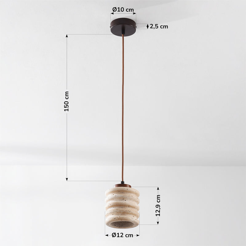 Lampa Wisząca w Kształcie Walca | Designerska Lampa Sufitowa do Salonu i Sypialni