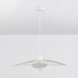 Lampa Wisząca Tekstylnana Beżowa | Nowoczesna Lampa Sufitowa o Kwiatowej Formie