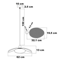Lampa Wisząca Tekstylnana Beżowa | Nowoczesna Lampa Sufitowa o Kwiatowej Formie