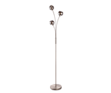 Lampa Podłogowa Nowoczesna z Dymionym Szkłem | Lampa Stojąca 3-Punktowa