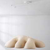 Lampa Wisząca Wabi Sabi 7-Punktowa Beżowa | Nowoczesna Lampa Sufitowa